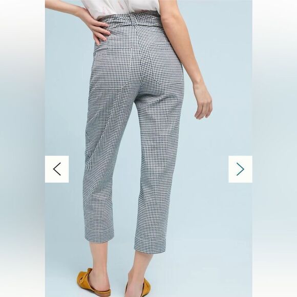 Free People Gingham West Side Tie Pants - Picture 4 of 6